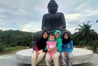 Munculnya Patung Budha Yang Bikin Heboh Kuansing