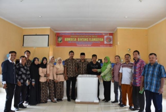 Perdana di Kampar kedua di Riau Tahun 2019 BUMDES bagikan hasil usaha