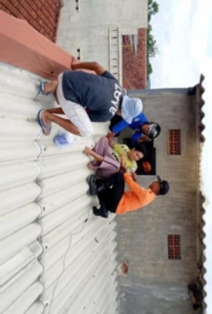 Tukang Bangunan Terkena Setrum Listrik 20 Ribu Volt