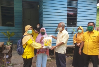 11 Ton Beras Disalurkan untuk Warga Terdampak Covid 19 di Riau 