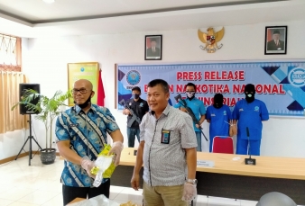 Simpan 1 Kg Sabu di Mobil Ertiga, St Diciduk BNN Riau di Hotel GC