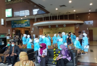 4 Paslon Pilkada Pelalawan Lolos Tes di RSUD Arifin Ahmad