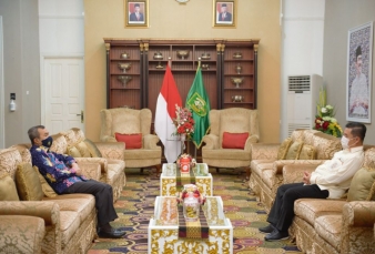 Pertemuan Gubernur Riau dengan Kepala BPSDM Kemendagri