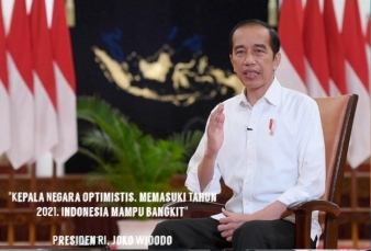 Presiden RI: Kita Indonesia Mampu Bangkit di Tahun 2021