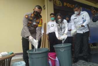 3,6 Kilo Sabu di Pekanbaru Dilarutkan dalam Cairan Pembersih Lantai