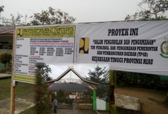 Ups, Proyek Rehab Sekolah Kementerian PUPR di Rohul Diduga Bermasalah 