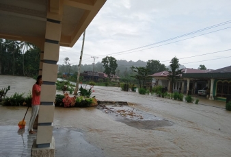 Total 40 Rumah Terendam Banjir di Kabupaten Nias 