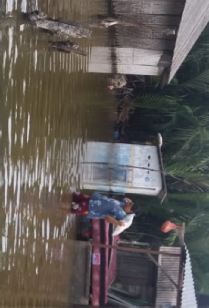 Ribuan Kepala Keluarga di Desa Tanjung Rejo Rumanhya Kebanjiran