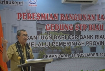Resmikan Gedung STP Riau, Ini Asa Gubernur Riau 