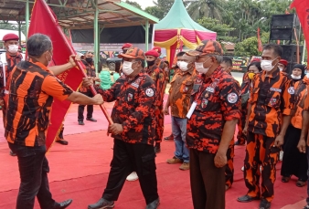 Resmi, Ketua MPC PP Rohil Kukuhkan Haji Ponijan Ketua PAC PP Balai Jaya 