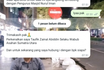 Akun WhatsApp Wakil Bupati Asahan Beredar, Kadis Kominfo : HOAX !