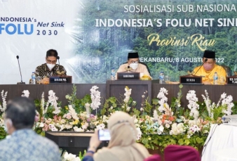 Pemprov Riau Dukung Sosialisasi FOLU Net Sink 2030 