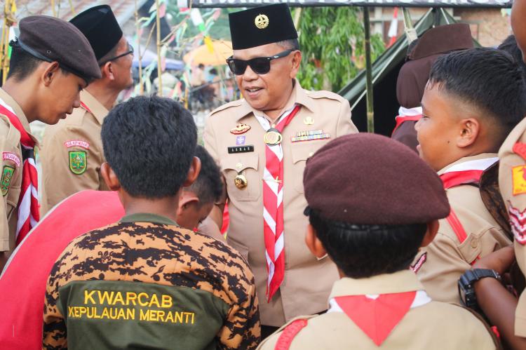 Resmi, Plt Bupati Kepulauan Meranti Buka Perkemahan Besar di Rangsang