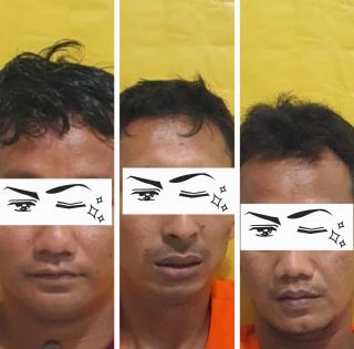 Gegara Sabu Tiga Laki-laki Diborgol Satresnarkoba Polres Bengkalis
