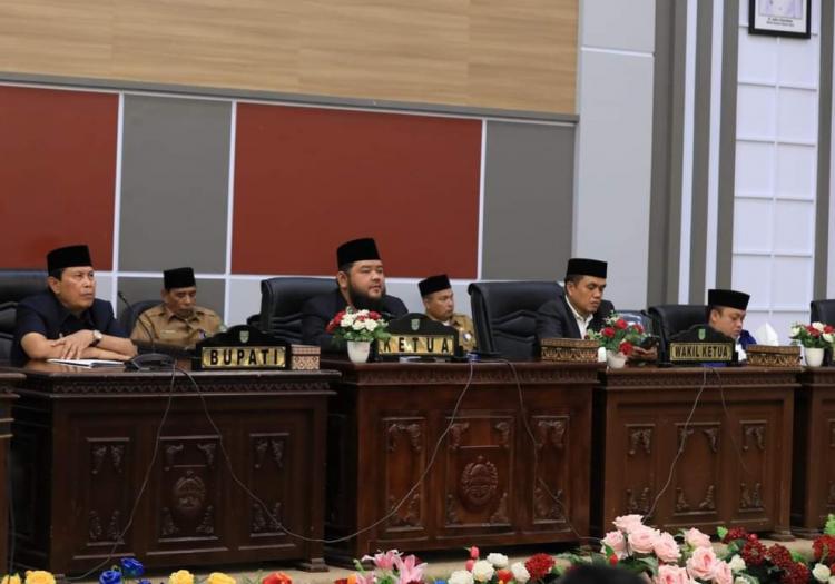 Paripurna LKPJ DPRD Rohul Tahun 2023
