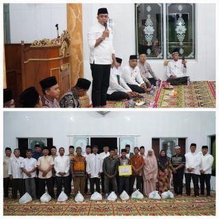Pj Bupati Langkat dan Tim I Safari Ramadhan Hadir di Masjid AT-TAQWA Padang Berahrang