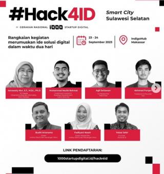 Telkom Dukung #Hack4ID Sulawesi Selatan 2024 Lahirkan Ide Enam Startup Baru
