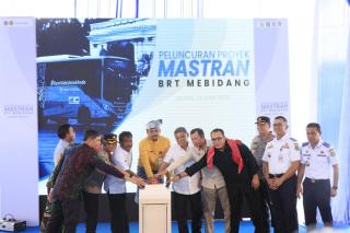 Dukung Optimalisasi Transportasi Publik, Wali Kota Binjai Hadiri Peluncuran BRT Mebidang