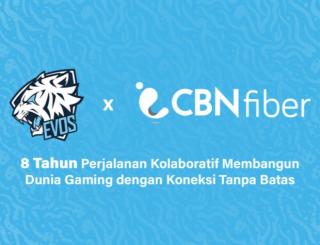 EVOS dan CBN Fiber 8 Tahun Bangun Koneksi Tanpa Batas di Industri Esports Indonesia