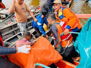 Tenggelam di Sungai Kuala Anak Mandah, Aldi Ditemukan Tewas