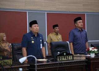 Paripurna DPRD Rokan Hulu Bahas Ranperda Pertanggungjawaban APBD 2023