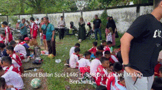 Sambut Bulan Suci 1446 H: SSB Duri Galaxy Makan Bersama, Ibadah Wajib Main Bola Tetap