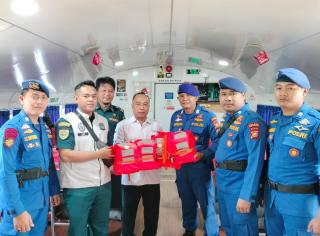 Pastikan Kelancaran Arus Mudik, Satpolairud dan KSOP IV Selatpanjang Cek Kapal Mudik