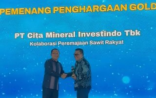 Perusahaan Sawit Sabet Penghargaan Gold Program CSR dan Replanting Sawit Masyarakat