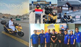 Om Daengg Tuntaskan Misi Motoran Indonesia ke Mekkah Bersama Lupromax