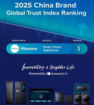 Pertahankan Posisi Puncak 2025 IGSH AT, Hisense Peringkat ke 7 Dunia dan Terdepan Globalisasi Merek