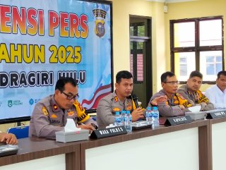 Kapolres Inhu: 4 Kasus Menonjol Terungkap Sepanjang 2025