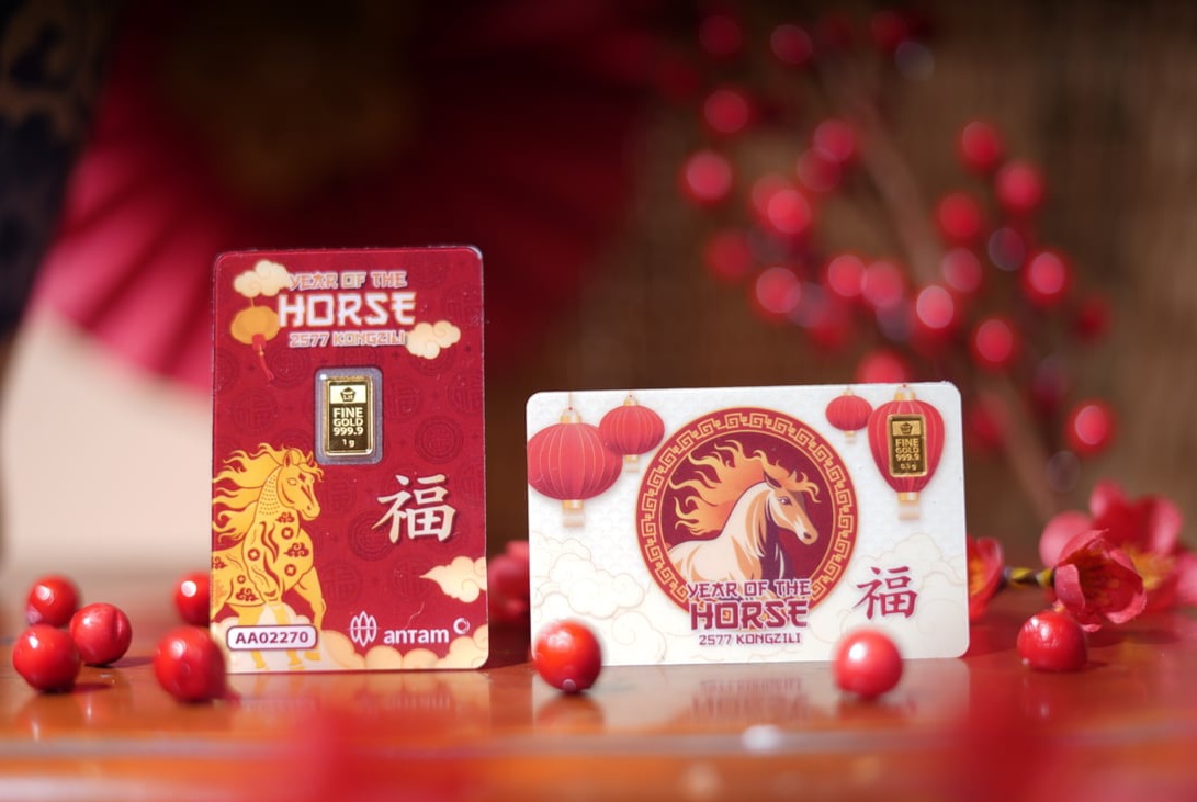 ANTAM Luncurkan Emas Batangan Tematik Imlek Year of the Horse