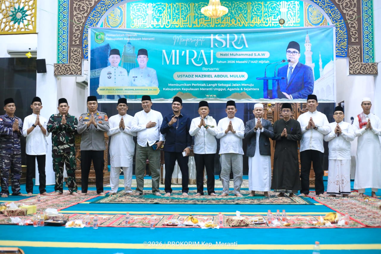Peringatan Isra Mikraj 1447 H, H Asamar Ajak Wujudkan Kepulauan Meranti Unggul dan Agamis