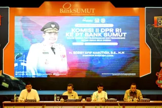 Komisi II DPR RI Kunjungi Bank Sumut, Dorong BUMD Jadi Motor Ekonomi Daerah