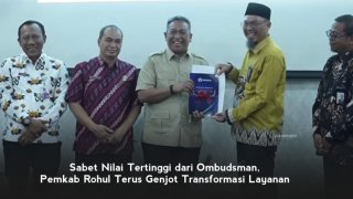 Di Mata Ombudsman Juara, Meski Terbaik Rohul Genjot Layanan Prima