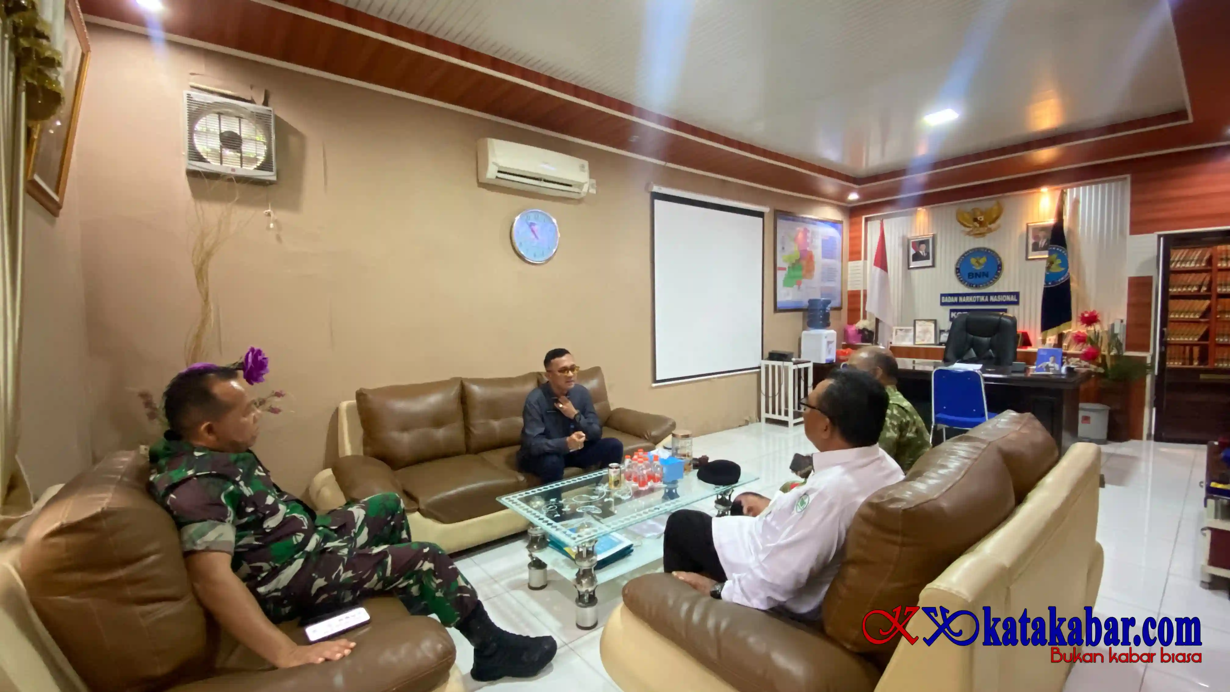 BNNK Binjai dan LEMASMIL I Medan Perkuat Sinergi Pemberantasan Narkoba
