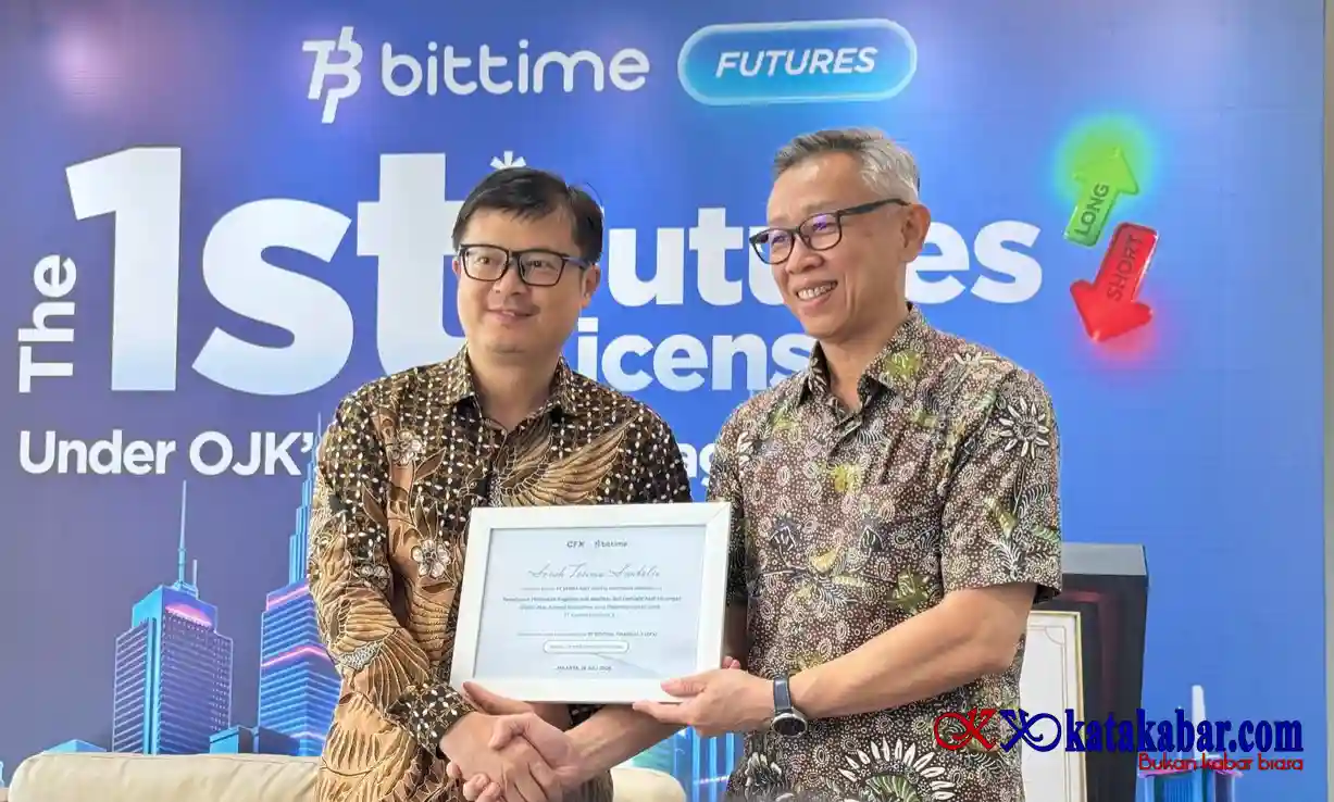Bittime Raih Izin Perdagangan Futures Perdana di Era Pengawasan Kripto OJK