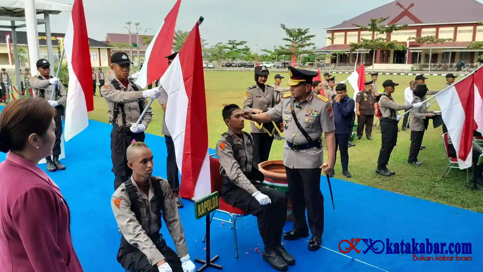 Buka Pendidikan Bintara SPKT, Kapolda Riau Tekankan Pelayanan Humanis dan Tolak Kekerasan