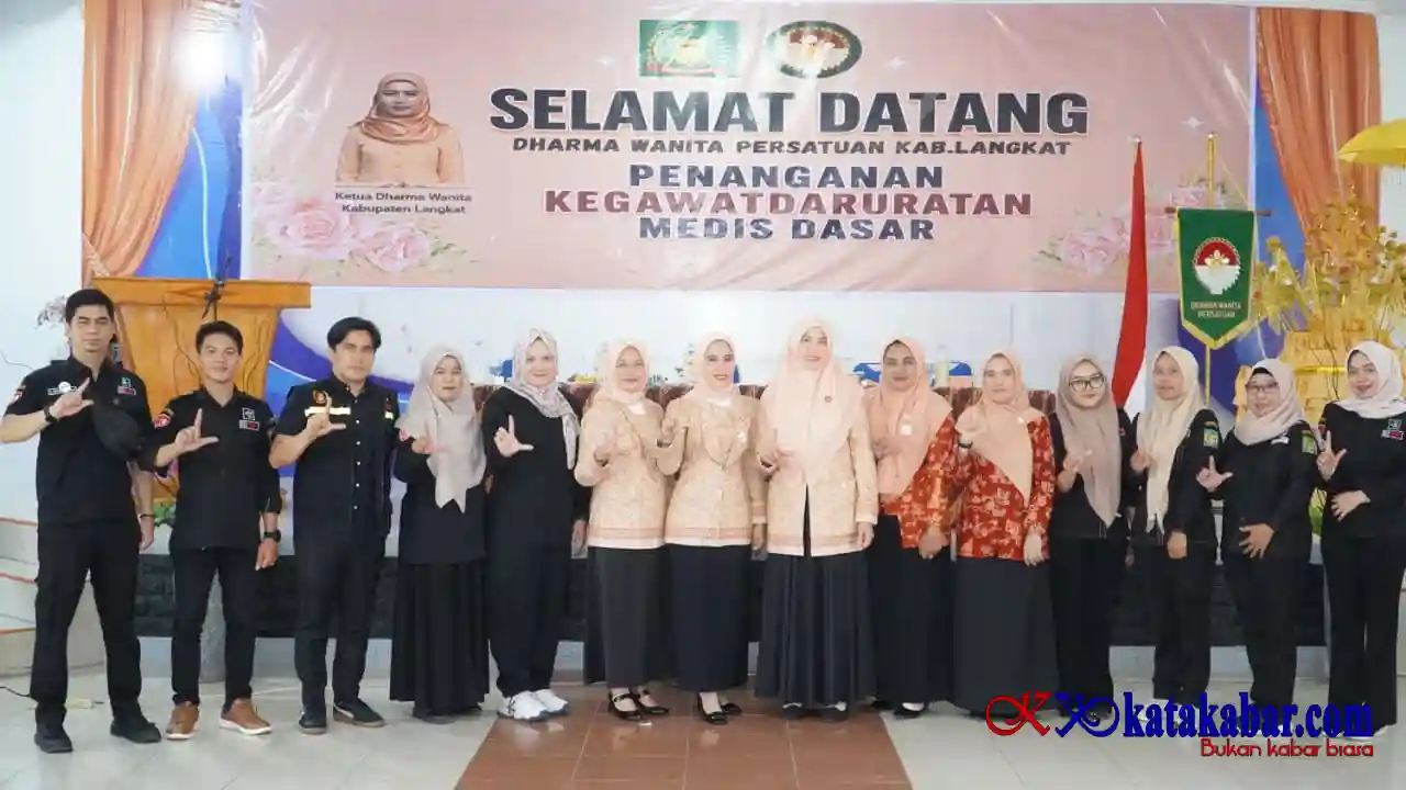 DWP Langkat Bekali Anggota Keterampilan Penanganan Darurat Medis Dasar