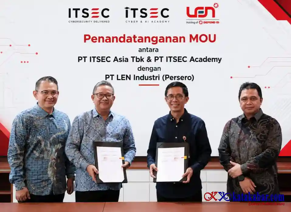ITSEC Asia dan PT Len Industri Satukan Kekuatan Teknologi dan Talenta Perkuat Ketahanan Siber Indonesia