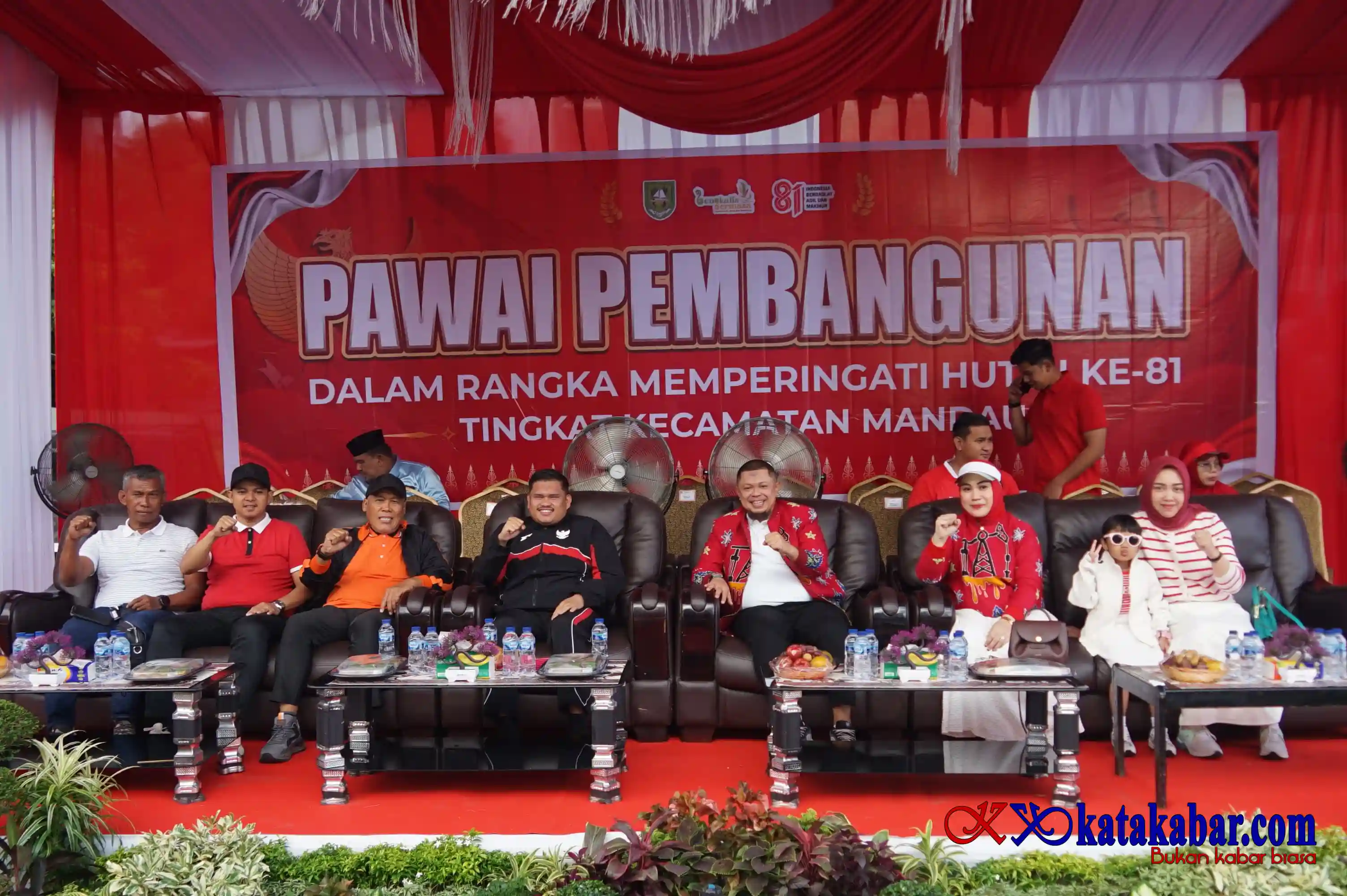 Sambut HUT RI ke 81 2026, Kecamatan Mandau Gelar Pawai Pembangunan