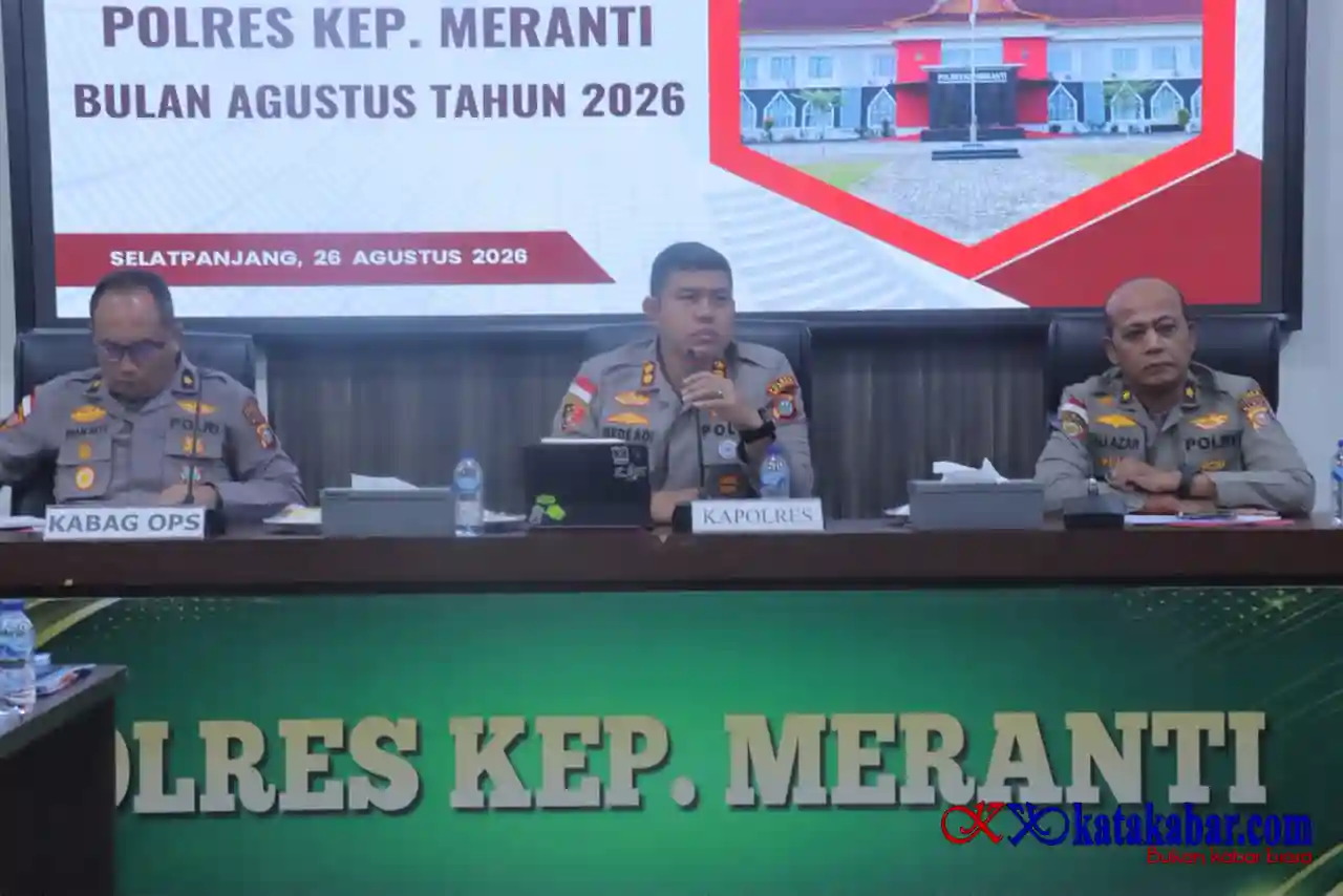 Anev Polres Kepulauan Meranti, Karhutla dan Pilkades Jadi Atensi Utama