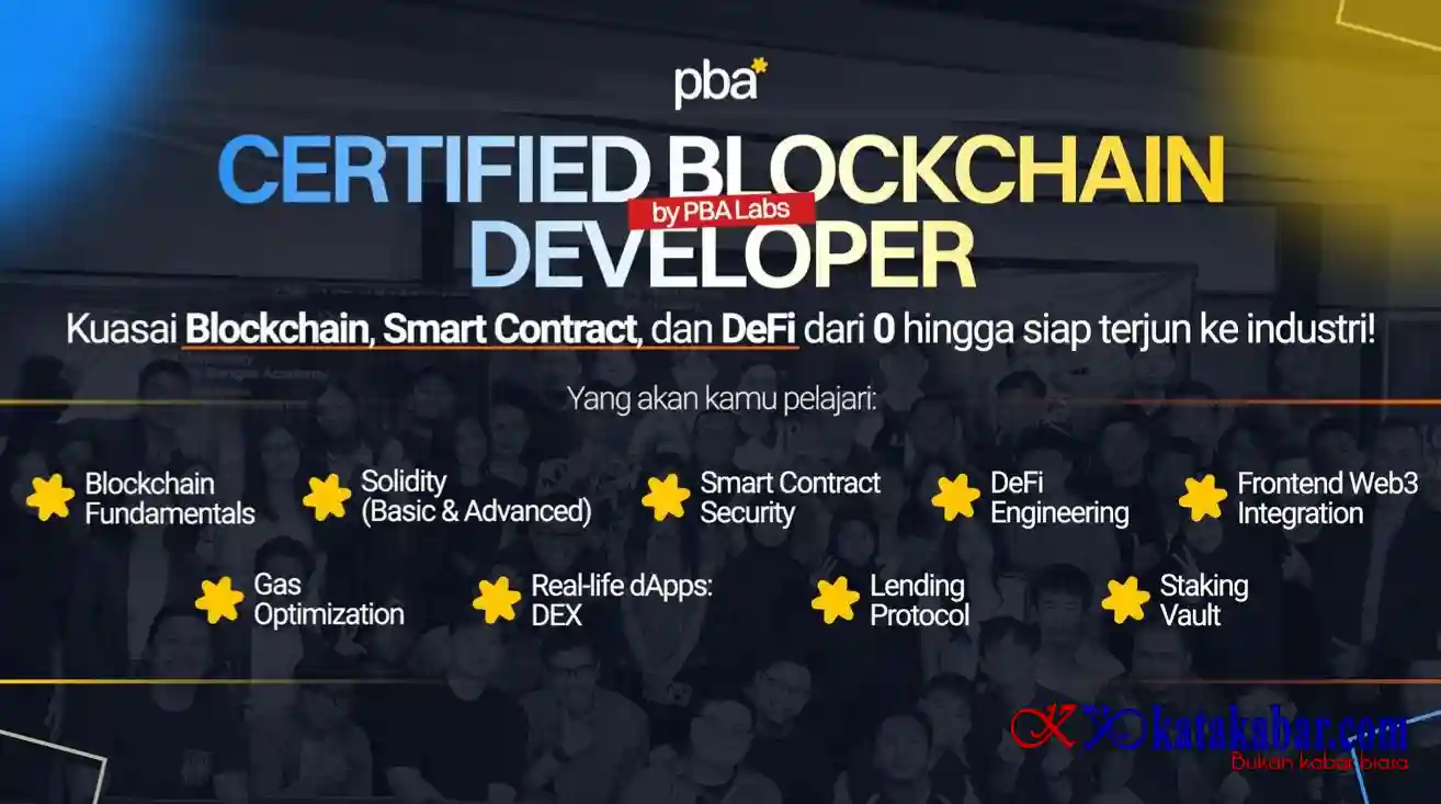 PBA Labs Buka Pendaftaran Certified Blockchain Developer Course