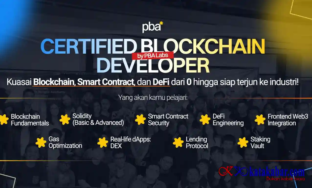 Buka Pendaftaran Kursus Pengembang Blockchain Bersertifikat, PBA Labs: Bawa Talenta Indonesia Siap Kerja