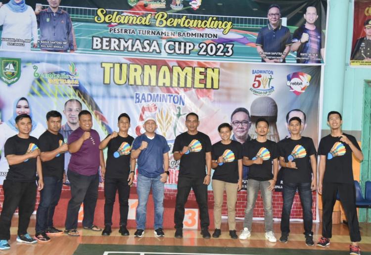 Resmi, Turnamen Badminton 'Bermasa' Cup 2023 Dibuka
