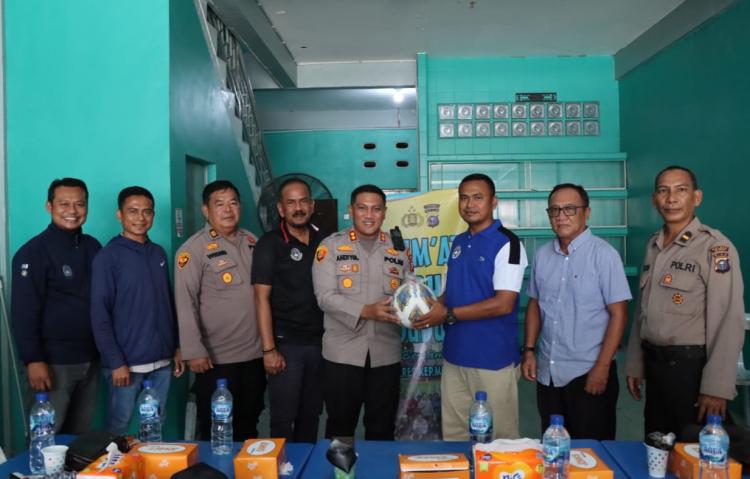 Polres Meranti Siap Sinergi Dukung Kemajuan Sepak Bola 'Negeri Sagu'
