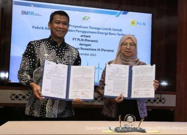 MoU Penyediaan Listrik Hijau Buat 68 PKS Diteken