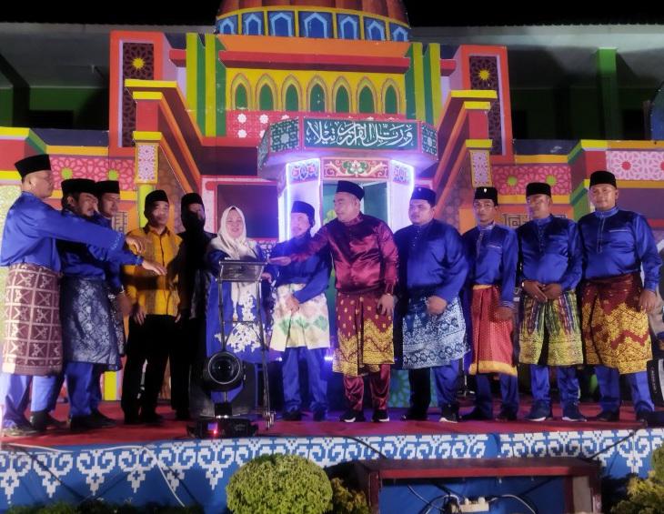 Sekcam Pinggir Buka MTQ Desa Muara Basung ke XV 2023, Akhyar: Ini Syiar Islam