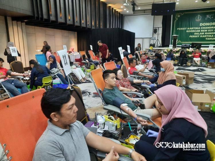 Hari Pertama Digelar, 735 Kantong Darah Dikumpulkan