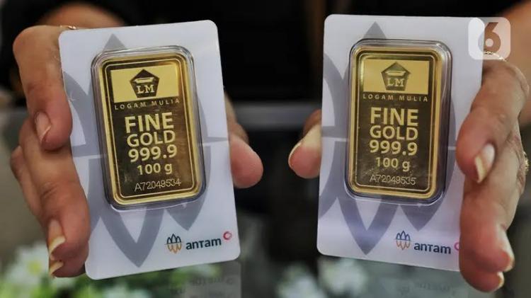 Naik, Emas Antam Dibanderol Rp 1.222.000 di Butik Emas LM Pekanbaru